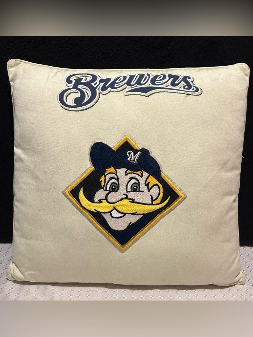 Pottery Barn Kids Milwaukee Brewers Throw Pillow MLB Baseball EUC